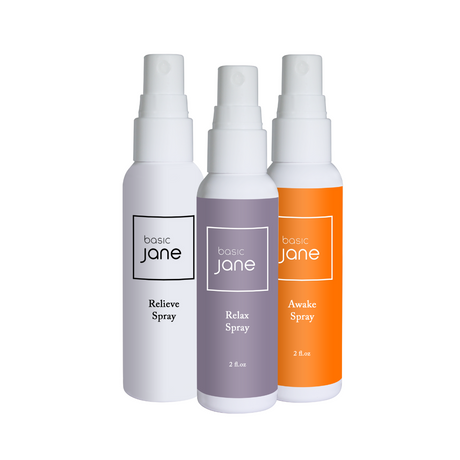 CBD Topical Pain spray containing menthol and CBD and essential oils 