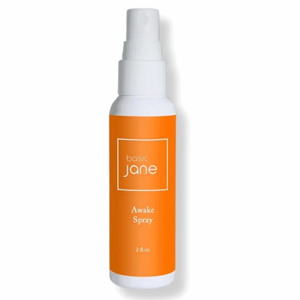 Refresh and relieve with Basic Jane Awake CBD Pain Spray — a fast-acting, peppermint-infused hemp topical for muscle and joint support