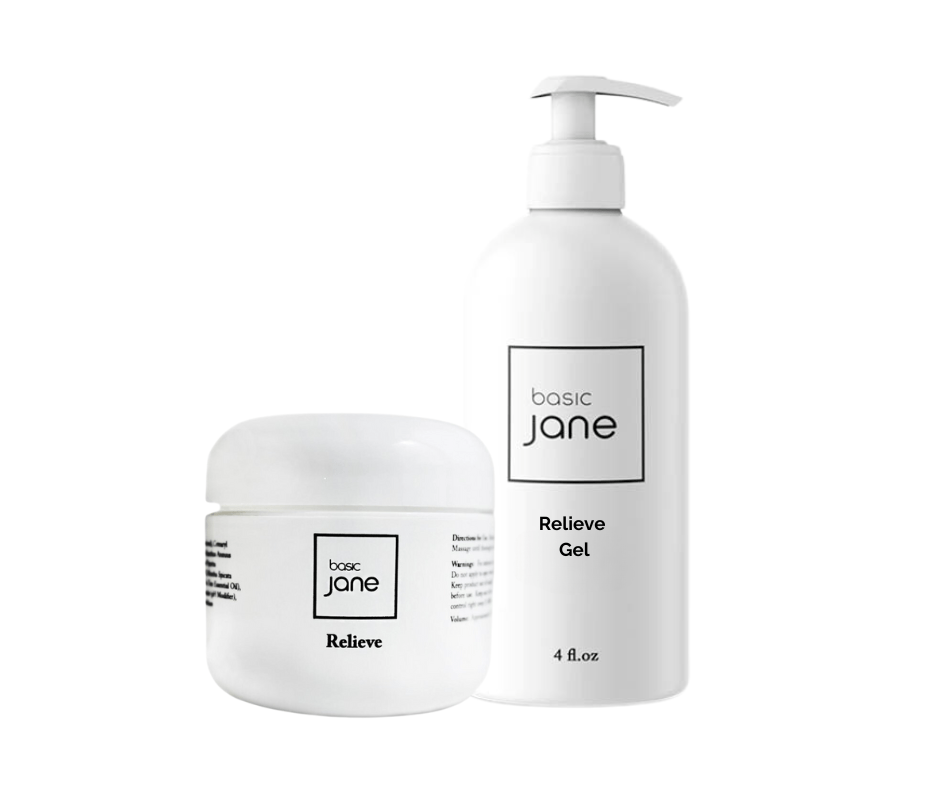 Relieve Cream and Gel Set with Hemp Extract