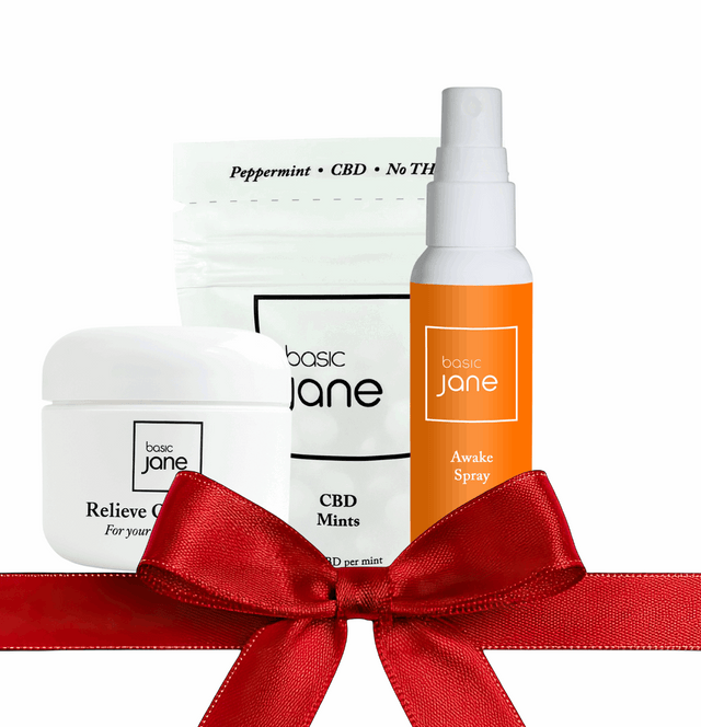 PERFECT GIFT FOR ATHLETES, GRANDPARENTS.  INCLUDES CBD PAIN SPRAY, CBD MINTS AND CBD PAIN CREAM