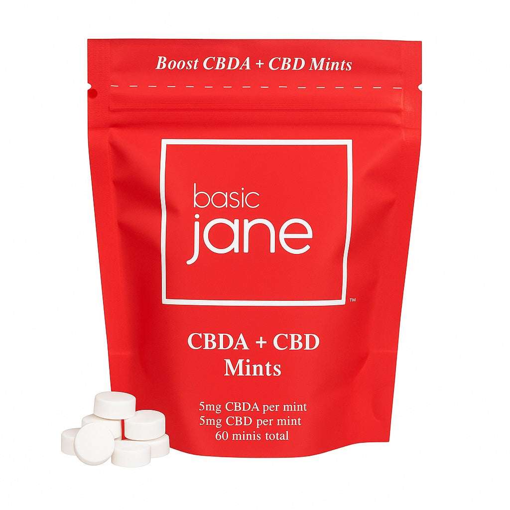 Boost Mints: CBDA + CBD Mints - Basic Jane