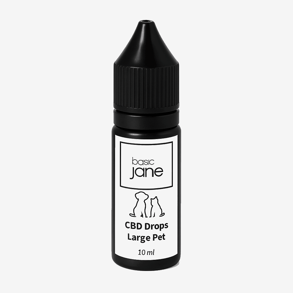 Basic Jane Pet CBD Drops — calming hemp oil for dogs and cats to support joint comfort and relaxation