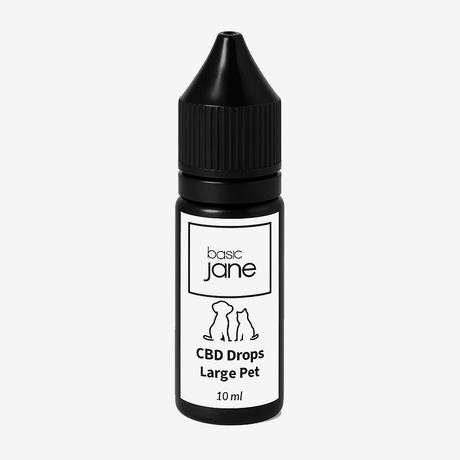 Basic Jane Pet CBD Drops — calming hemp oil for dogs and cats to support joint comfort and relaxation