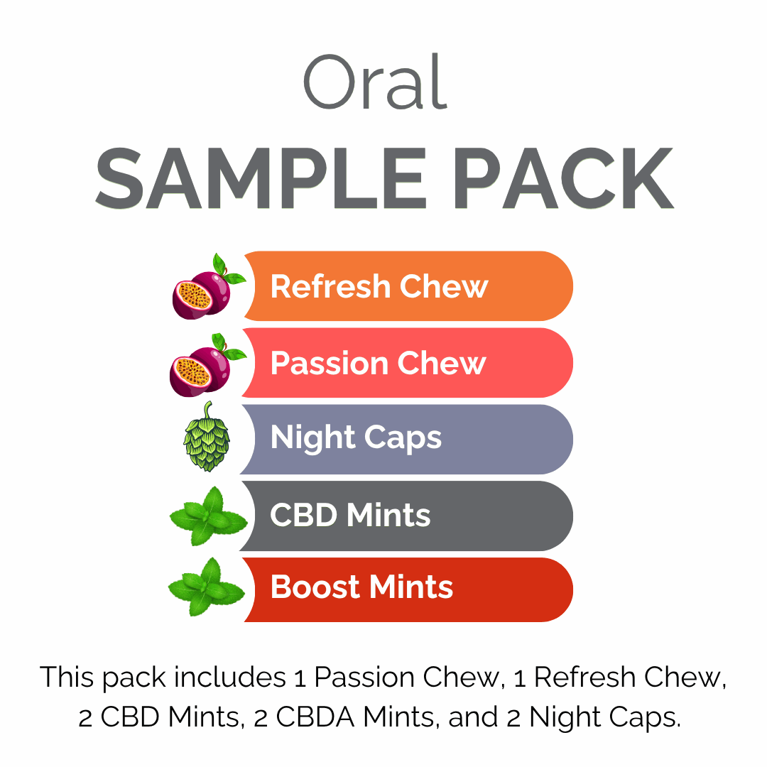 Oral Sample Pack. Premium CBD wellness products for natural relief and recovery. Sample CBD