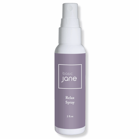 Relax Natural Topical Pain Relief Spray for Arthritis Joint and Muscle Pain Relief with Cannabis and Menthol | Basic Jane