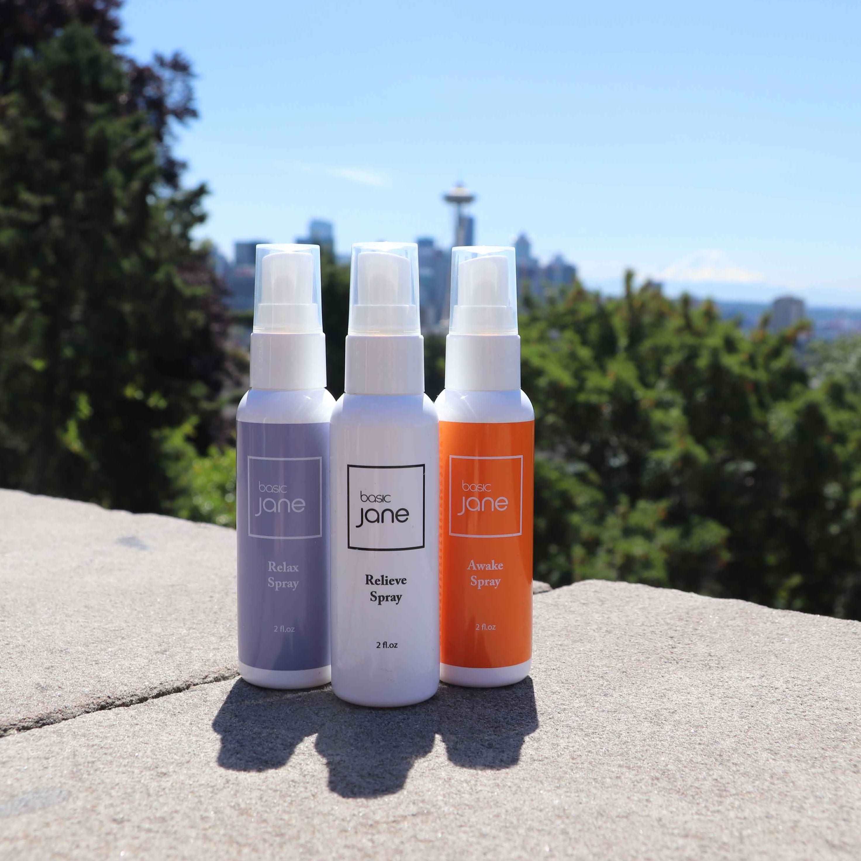Topical Sprays Gift Set - CBD Sprays - Basic Jane