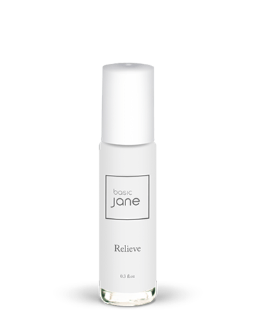 Relieve Aromatherapy Rollers Roll On Topical Natural Pain Relief Muscle Joint Pain On The Go with Hemp CBD  Oil and Mint I Basic Jane makes a great gift! THC FREE.