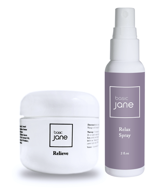 Perfect Duo Gift Set - CBD Cream and Spray - Basic Jane Perfect Duo Gift Set - CBD Cream and Spray - Basic Jane